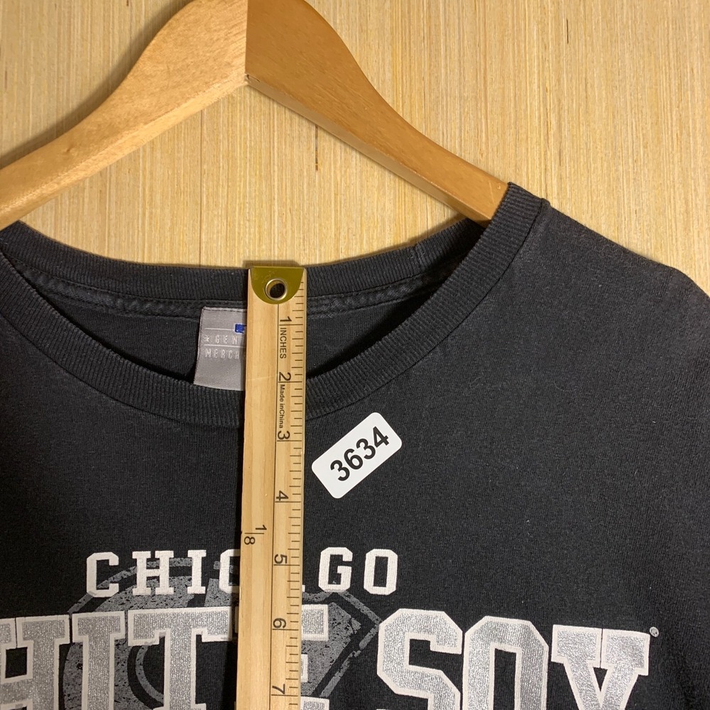 Chicago White Sox Shirt Adult Extra Large Black Short Sleeve Men's Graphic Print - Picture 12 of 16